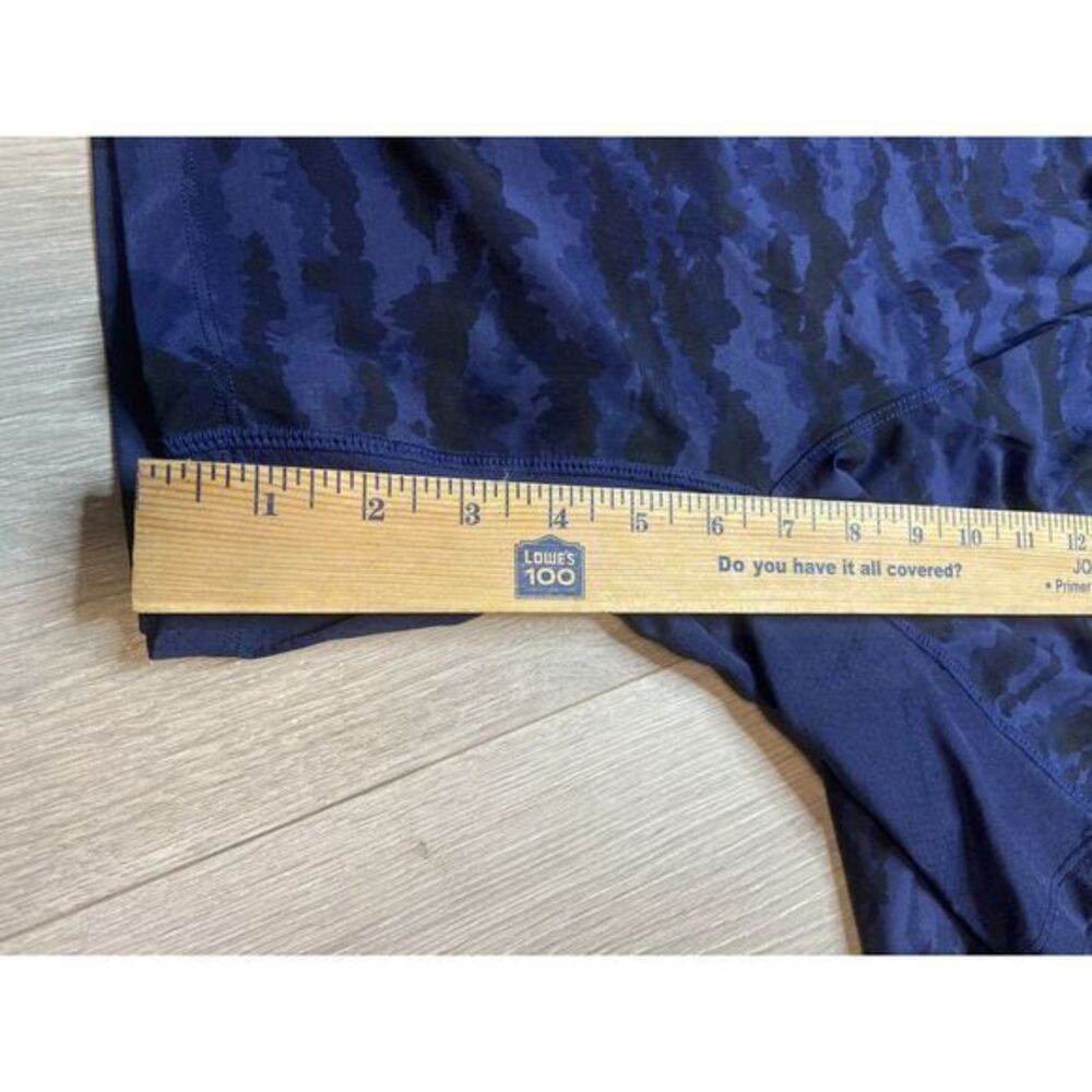 Fabletics Shorts Mens XL Blue Camo Lined Fundamental 8" Stretch Gym Athletic Run - Picture 10 of 13